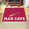 MLB - St. louis Cardinals Man Cave All-Star Mat 33.75"x42.5"