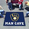 MLB - Milwaukee Brewers Man Cave Tailgater Rug 5'x6'