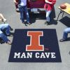 Illinois Man Cave Tailgater Rug 5'x6'