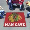 NHL - Chicago Blackhawks Man Cave Tailgater Rug 5'x6'