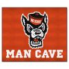 NC State Man Cave Tailgater Rug 5'x6'