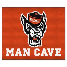 NC State Man Cave Tailgater Rug 5'x6' (SKU: 23974)