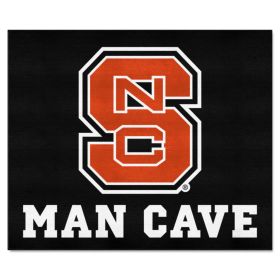 NC State Man Cave Tailgater Rug 5'x6' (SKU: 14578)